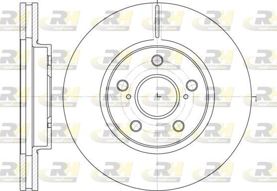 Roadhouse 6862.10 - Тормозной диск autospares.lv