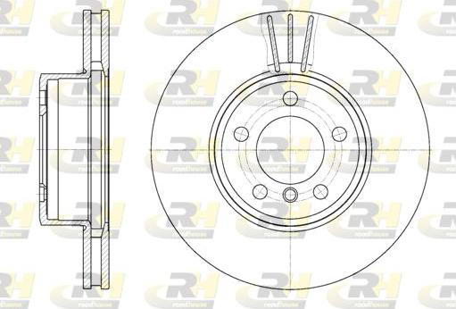 Roadhouse 6867.10 - Тормозной диск autospares.lv