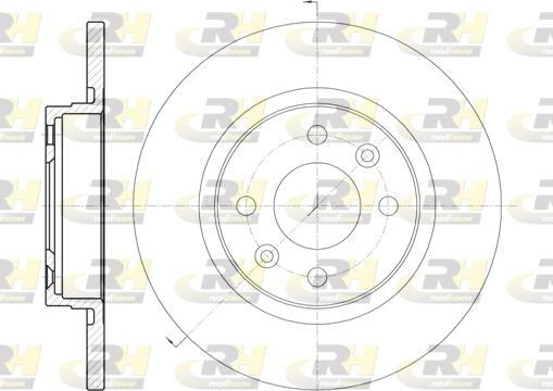 Roadhouse 6809.00 - Тормозной диск autospares.lv