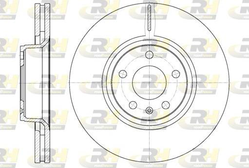 Roadhouse 6807.10 - Тормозной диск autospares.lv