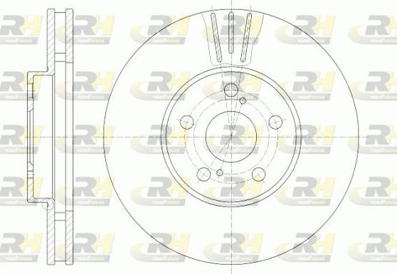 Roadhouse 6819.10 - Тормозной диск autospares.lv