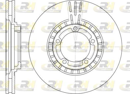 Roadhouse 6884.10 - Тормозной диск autospares.lv