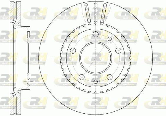 Roadhouse 6888.10 - Тормозной диск autospares.lv