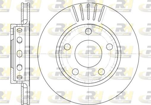 Roadhouse 6835.10 - Тормозной диск autospares.lv