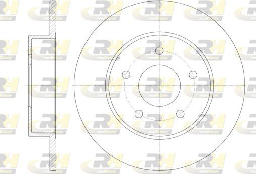 Roadhouse 6820.00 - Тормозной диск autospares.lv