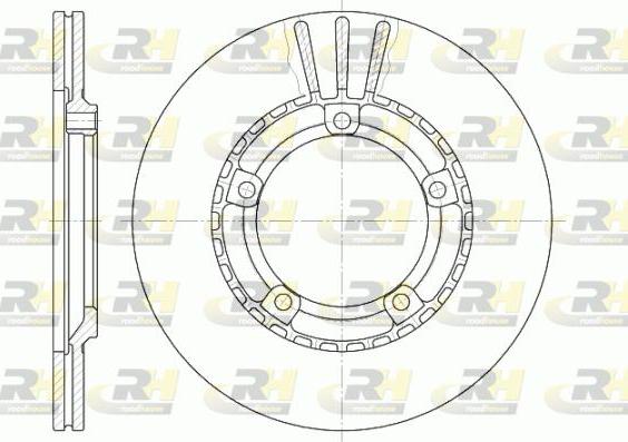 Roadhouse 6870.10 - Тормозной диск autospares.lv