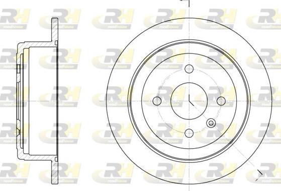 Roadhouse 6873.00 - Тормозной диск autospares.lv