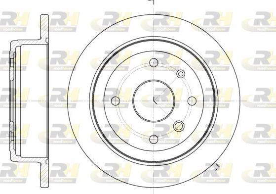 Roadhouse 6877.00 - Тормозной диск autospares.lv