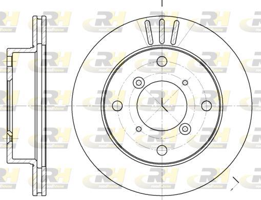 Roadhouse 6399.10 - Тормозной диск autospares.lv