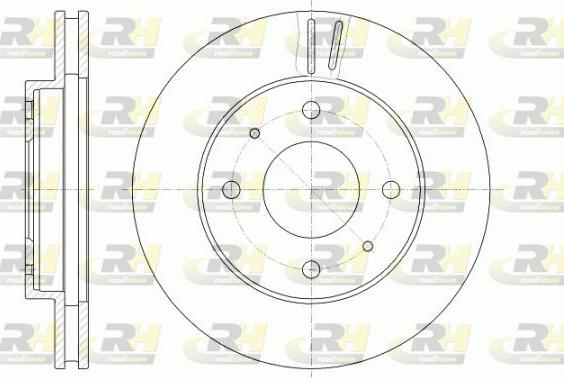 Roadhouse 6394.10 - Тормозной диск autospares.lv