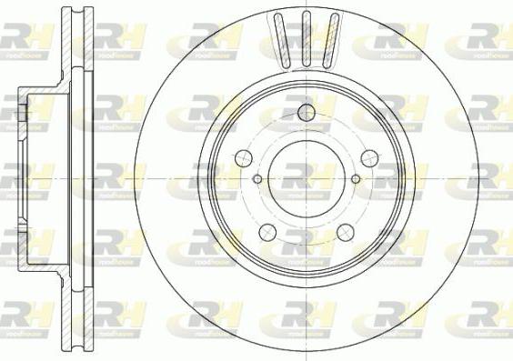 Roadhouse 6397.10 - Тормозной диск autospares.lv