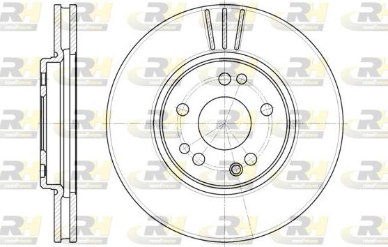 Roadhouse 6344.10 - Тормозной диск autospares.lv