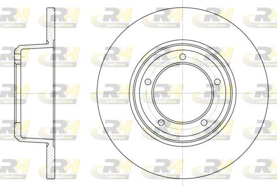 Roadhouse 6341.00 - Тормозной диск autospares.lv