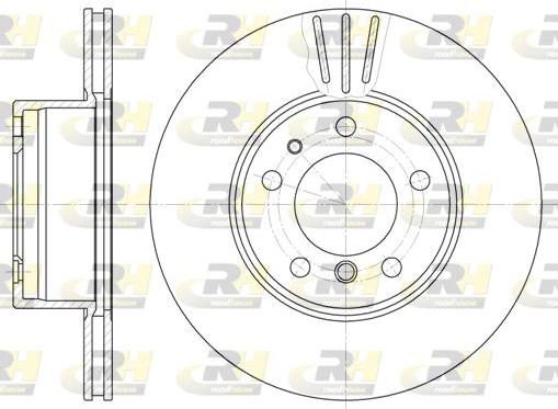 Roadhouse 6348.10 - Тормозной диск autospares.lv