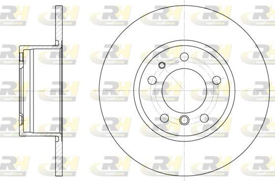 Roadhouse 6347.00 - Тормозной диск autospares.lv