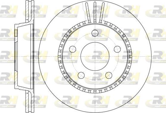 Roadhouse 6356.10 - Тормозной диск autospares.lv