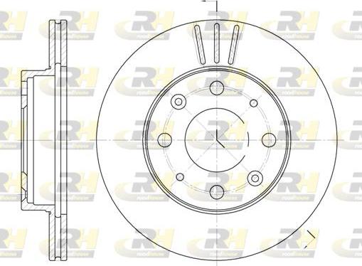 Roadhouse 6368.10 - Тормозной диск autospares.lv