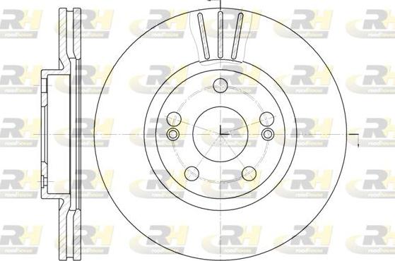 Roadhouse 6301.10 - Тормозной диск autospares.lv