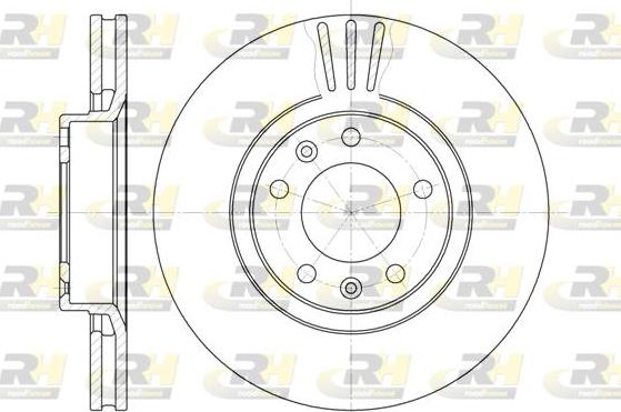 Roadhouse 6307.10 - Тормозной диск autospares.lv