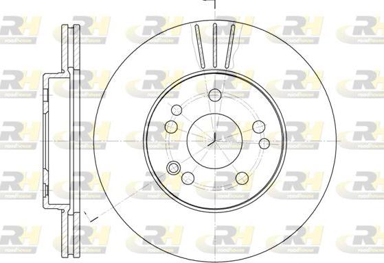 Roadhouse 6314.10 - Тормозной диск autospares.lv