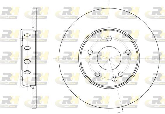 Roadhouse 6310.00 - Тормозной диск autospares.lv