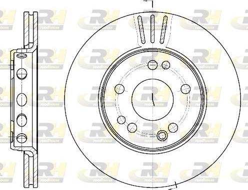 Roadhouse 6318.10 - Тормозной диск autospares.lv