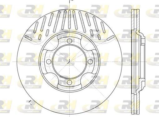 Roadhouse 6381.10 - Тормозной диск autospares.lv