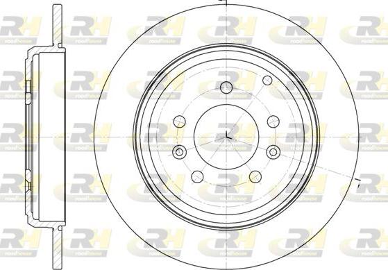 Roadhouse 6330.00 - Тормозной диск autospares.lv