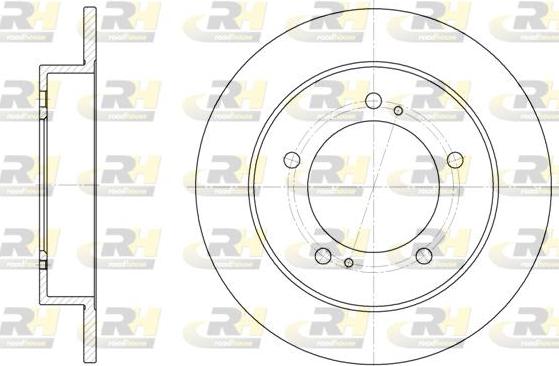 Roadhouse 6331.00 - Тормозной диск autospares.lv