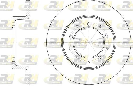 Roadhouse 6333.00 - Тормозной диск autospares.lv