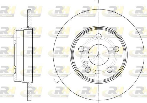 Roadhouse 6332.00 - Тормозной диск autospares.lv