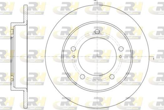 Roadhouse 6329.00 - Тормозной диск autospares.lv