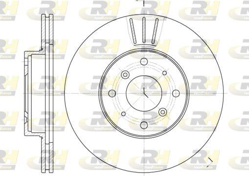 Roadhouse 6322.10 - Тормозной диск autospares.lv