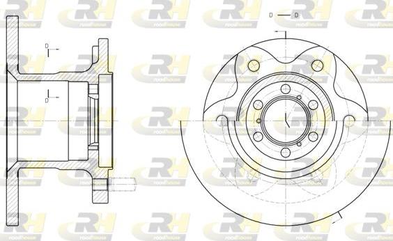 Roadhouse 6290.00 - Тормозной диск autospares.lv