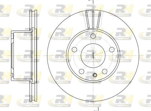 Roadhouse 6298.10 - Тормозной диск autospares.lv