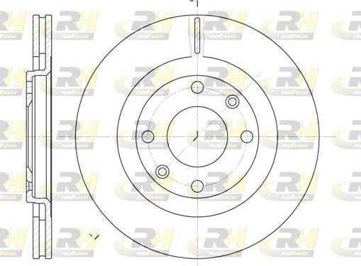 Roadhouse 6240.10 - Тормозной диск autospares.lv