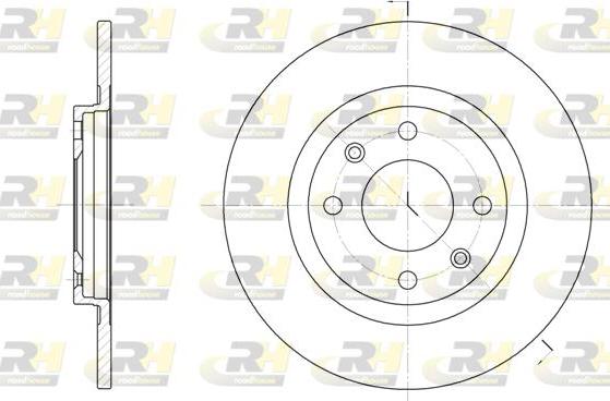 Roadhouse 6241.01 - Тормозной диск autospares.lv