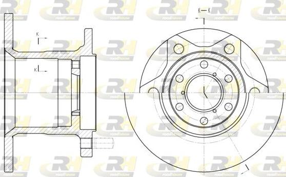 Roadhouse 6243.00 - Тормозной диск autospares.lv