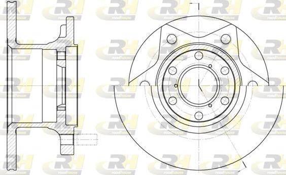 Roadhouse 6242.00 - Тормозной диск autospares.lv