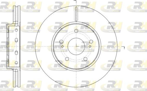 Roadhouse 62513.10 - Тормозной диск autospares.lv