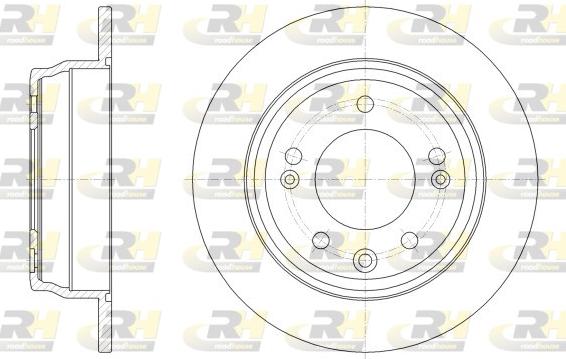 Roadhouse 62517.00 - Тормозной диск autospares.lv