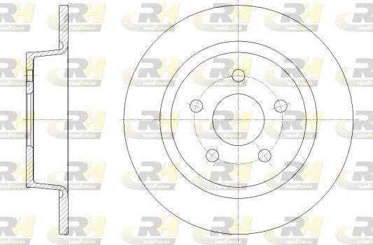 Roadhouse 62520.00 - Тормозной диск autospares.lv