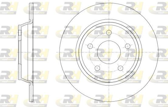 Roadhouse 62522.00 - Тормозной диск autospares.lv