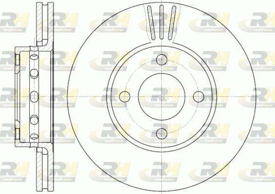 Roadhouse 6267.10 - Тормозной диск autospares.lv