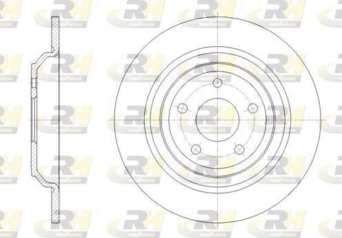 Roadhouse 62095.00 - Тормозной диск autospares.lv