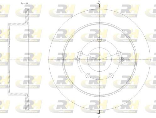 Roadhouse 62096.00 - Тормозной диск autospares.lv