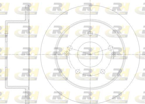 Roadhouse 62097.00 - Тормозной диск autospares.lv