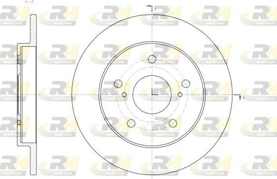 Roadhouse 62040.00 - Тормозной диск autospares.lv