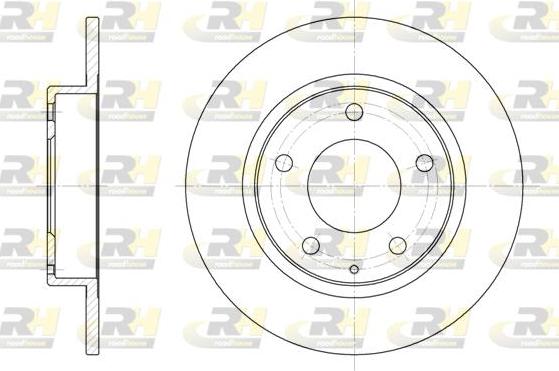 Roadhouse 6206.00 - Тормозной диск autospares.lv