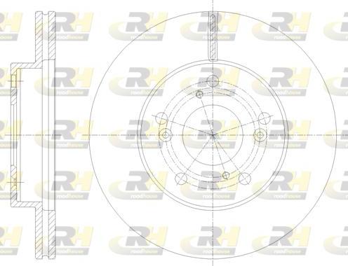 Roadhouse 62061.10 - Тормозной диск autospares.lv